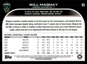 2022-23 Topps NBL #95 Will Magnay Back