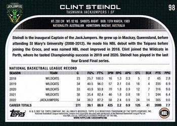 2022-23 Topps NBL #98 Clint Steindl Back