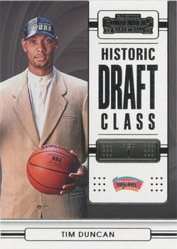 2022-23 Panini Contenders - Historic Draft Class Contenders #3 Tim Duncan Front
