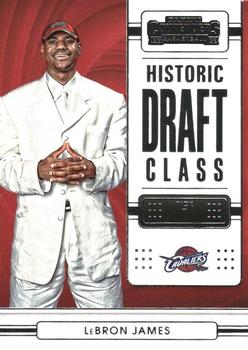 2022-23 Panini Contenders - Historic Draft Class Contenders #20 LeBron James Front