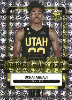 2022-23 Panini Contenders - Rookie of the Year Contenders #9 Ochai Agbaji Front