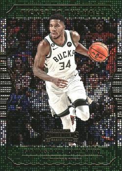 2022-23 Panini Contenders - Ticket to the Hall #3 Giannis Antetokounmpo Front