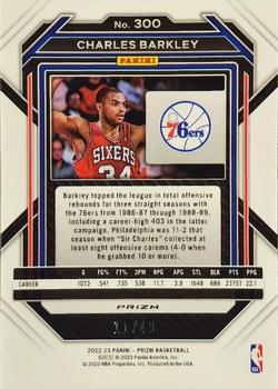 2022-23 Panini Prizm - Prizms Fast Break #300 Charles Barkley Back