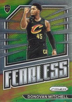 2022-23 Panini Prizm - Fearless #4 Donovan Mitchell Front