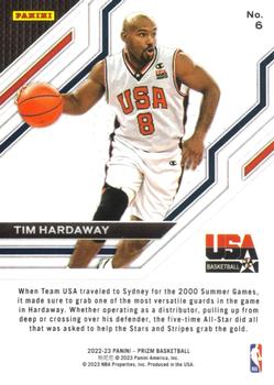 2022-23 Panini Prizm - USA Basketball #6 Tim Hardaway Back