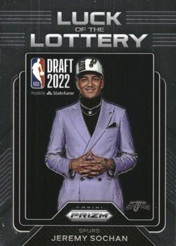 2022-23 Panini Prizm - Luck of the Lottery #4 Jeremy Sochan Front