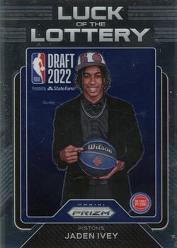 2022-23 Panini Prizm - Luck of the Lottery #5 Jaden Ivey Front