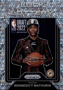 2022-23 Panini Prizm - Luck of the Lottery Prizms Fast Break #8 Bennedict Mathurin Front