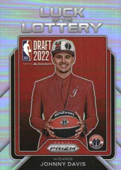 2022-23 Panini Prizm - Luck of the Lottery Prizms Silver #12 Johnny Davis Front