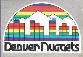 1986-87 Super Canasta Stickers (Spanish) #NNO Denver Nuggets Front