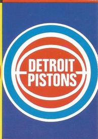 1986-87 Super Canasta Stickers (Spanish) #NNO Detroit Pistons Front