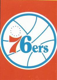 1986-87 Super Canasta Stickers (Spanish) #NNO Philadelphia 76ers Front
