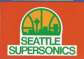 1986-87 Super Canasta Stickers (Spanish) #NNO Seattle SuperSonics Front