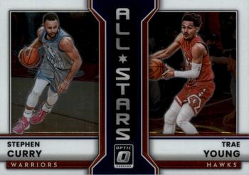 2022-23 Donruss Optic - All-Stars #2 Stephen Curry / Trae Young Front