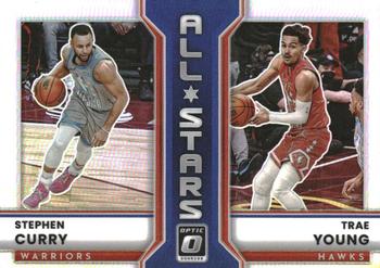 2022-23 Donruss Optic - All-Stars Holo #2 Stephen Curry / Trae Young Front