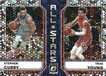 2022-23 Donruss Optic - All-Stars Holo Fast Break #2 Stephen Curry / Trae Young Front