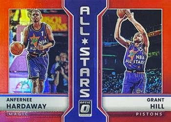 2022-23 Donruss Optic - All-Stars Red #20 Anfernee Hardaway / Grant Hill Front