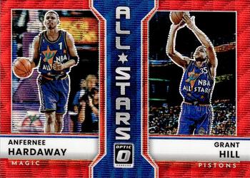 2022-23 Donruss Optic - All-Stars Red Wave #20 Anfernee Hardaway / Grant Hill Front