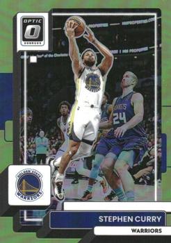 2022-23 Donruss Optic - Lime Green #96 Stephen Curry Front