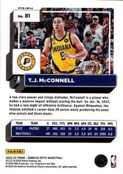 2022-23 Donruss Optic - Red & Gold Wave #81 T.J. McConnell Back