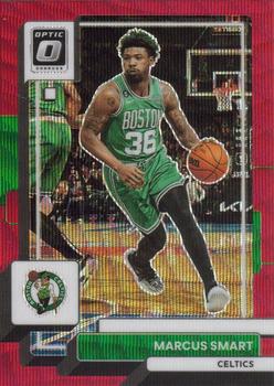 2022-23 Donruss Optic - Red Wave #12 Marcus Smart Front