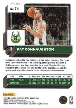 2022-23 Donruss Optic - Red Wave #74 Pat Connaughton Back