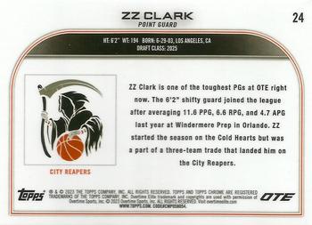 2022-23 Topps Chrome Overtime Elite #24 ZZ Clark Back