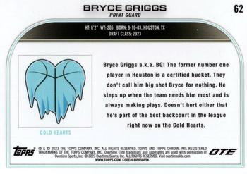 2022-23 Topps Chrome Overtime Elite #62 Bryce Griggs Back
