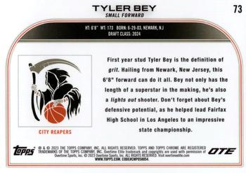 2022-23 Topps Chrome Overtime Elite #73 Tyler Bey Back