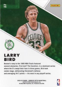 2022-23 Donruss Optic - Winner Stays #15 Larry Bird Back