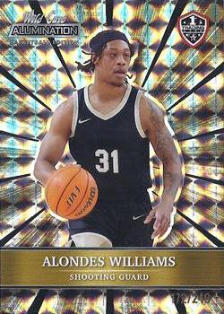 2021-22 Wild Card Alumination - Holo-Lux Silver Crystals Holo Paper #ABC-5 Alondes Williams Front