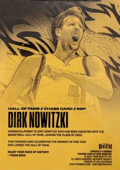 2023 Tyson Beck Dirk Nowitzki #NNO Dirk Nowitzki Back