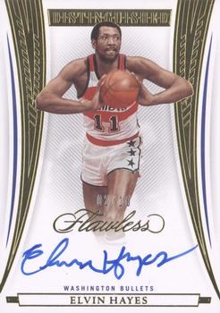 2021-22 Panini Flawless - Distinguished Autos Gold #DA-EHY Elvin Hayes Front