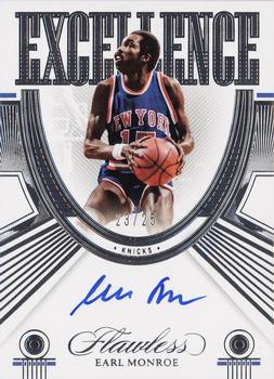 2021-22 Panini Flawless - Excellence Signatures #EXC-EMR Earl Monroe Front