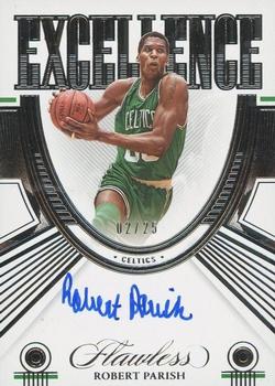 2021-22 Panini Flawless - Excellence Signatures #EXC-RPA Robert Parish Front