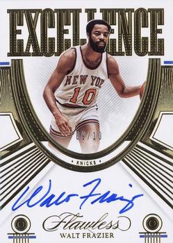 2021-22 Panini Flawless - Excellence Signatures Gold #EXC-WFR Walt Frazier Front