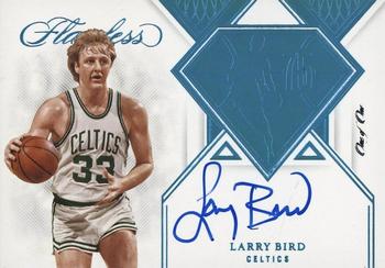 2021-22 Panini Flawless - Flawless 75th Team Autographs Platinum #75A-LBI Larry Bird Front