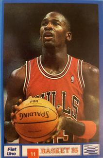 1988 Basket 16 Las Estrellas de la NBA #11 Michael Jordan Front