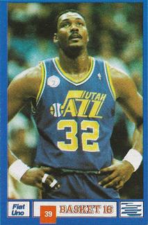 1988 Basket 16 Las Estrellas de la NBA #39 Karl Malone Front