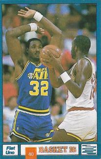 1988 Basket 16 Las Estrellas de la NBA #40 Karl Malone Front