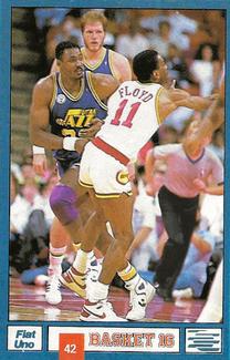 1988 Basket 16 Las Estrellas de la NBA #42 Karl Malone Front