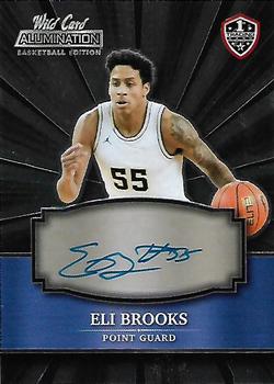 2021-22 Wild Card Alumination - Autographs Retail Silver #ABC-A Eli Brooks Front