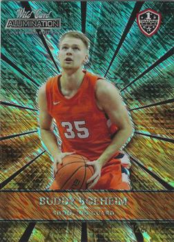 2021-22 Wild Card Alumination - Holo-Lux Teal/Yellow Crystals Holo Paper #ABC-11 Buddy Boeheim Front