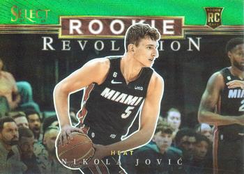 2022-23 Panini Select - Rookie Revolution Green Prizms #2 Nikola Jovic Front