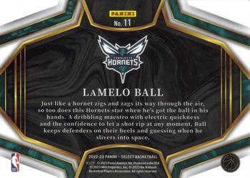 2022-23 Panini Select - Snapshots #11 LaMelo Ball Back