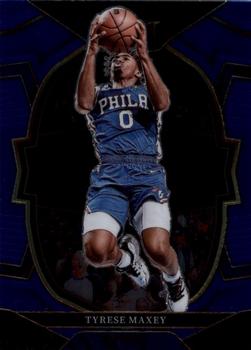2022-23 Panini Select - Blue (Retail Base) #9 Tyrese Maxey Front
