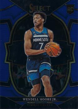 2022-23 Panini Select - Blue (Retail Base) #73 Wendell Moore Jr. Front