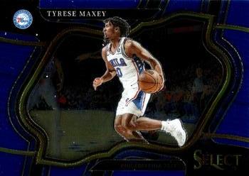2022-23 Panini Select - Blue (Retail Base) #209 Tyrese Maxey Front