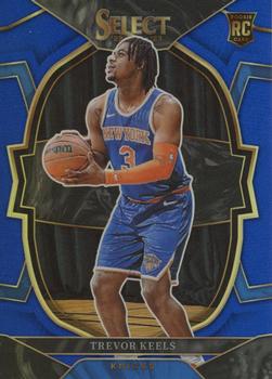 2022-23 Panini Select - Blue Prizms #84 Trevor Keels Front