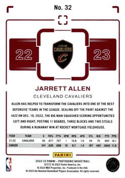 2022-23 Panini PhotoGenic #32 Jarrett Allen Back